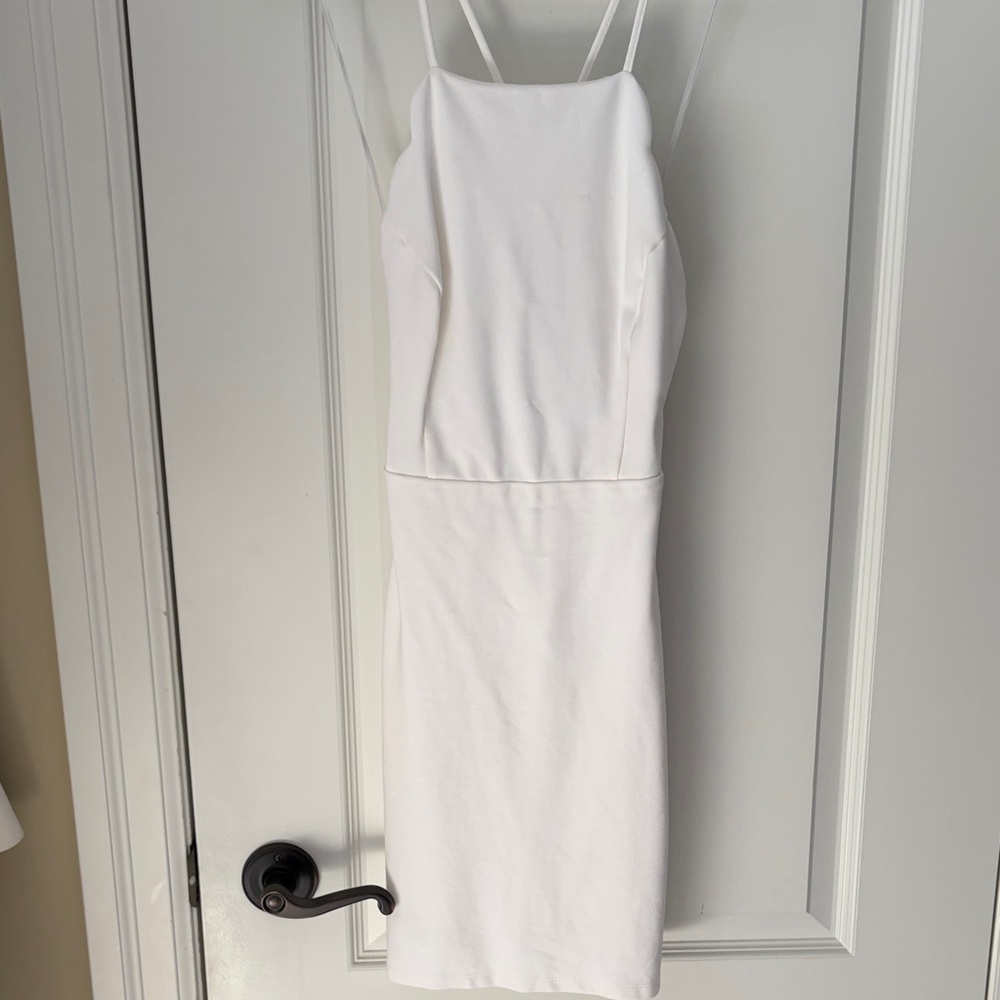 Lush Strapless White Dress